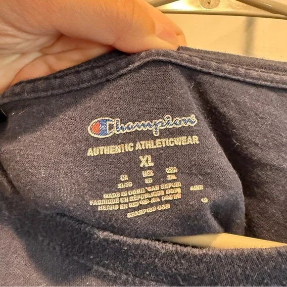 Champion Navy Blue XL T-Shirt - Picture 5 of 6